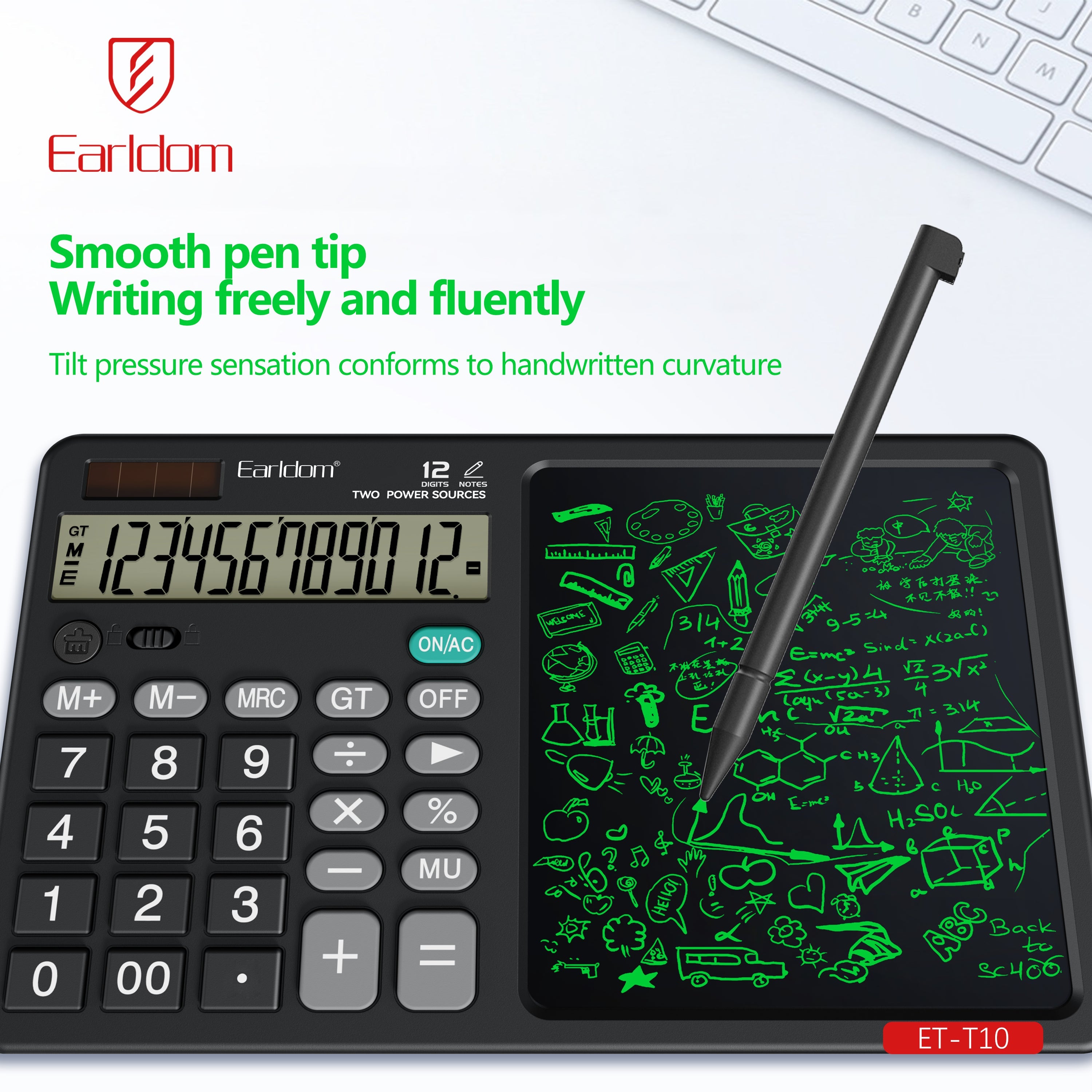 Calculator with Notepad ET-T10 Calculator with Notepad ET-T10